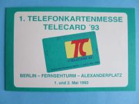 1.TK-Messe ´93–Berlin-Fernsehturm-Alexanderplatz - Telefonkarten Nordrhein-Westfalen - Alfter Vorschau