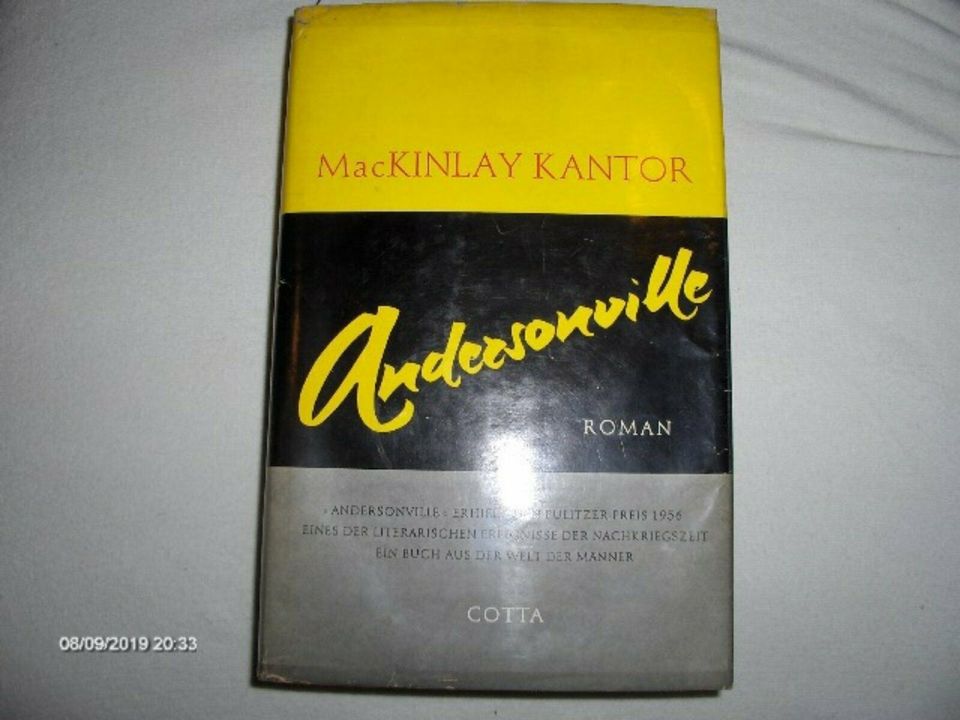 Andersonville, v. Mac Kinlay Kantor, Sammlerstück in Wehrheim