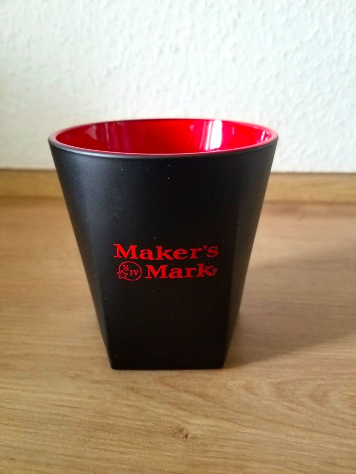 6 Gläser Keramik-Maker’s Mark Whiskey-Becher,Tumbler,Glas,Bar in Hannover