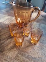 Art deco aus Frankreich  Krug mit 8 Gläsern Bayern - Kitzingen Vorschau