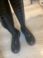 Demonia Stiefel Kniehoch Gr. 42 Schwarz Bayern - Coburg Vorschau