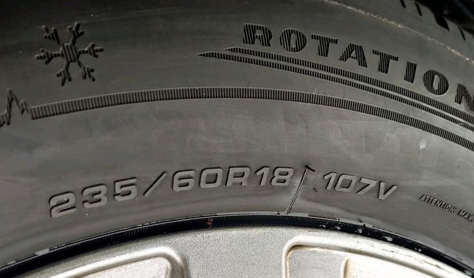 ✓ FORD EDGE VOLVO XC60 WINTERRÄDER 235/60 R18 107V WINTERREIFEN in Herten