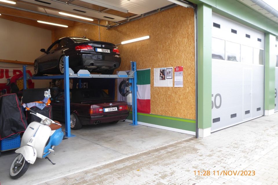 XL-Garage für Boot, Wohnmobil nur 60 Minuten auf dem Rückweg vom Bodensee in Langenargen