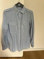 Zara Bluse Hemd Jeans Blau Perlen S 34/36 Nordrhein-Westfalen - Tönisvorst Vorschau