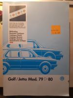 Original VW Ersatzteilkatalog/Bildkatalog Golf/Jetta 79-80 Münster (Westfalen) - Wolbeck Vorschau