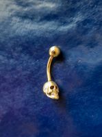 Bauchnabel Piercing Banane Totenkopf Silber Gothic Ungetragen Hessen - Wiesbaden Vorschau