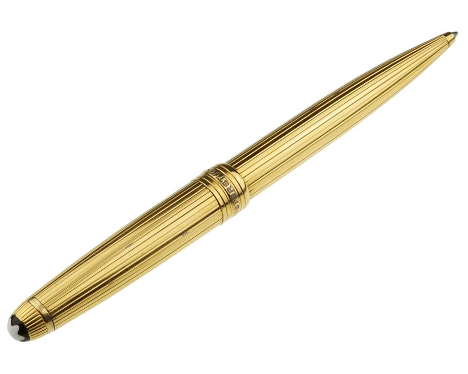 Montblanc Meisterstück Solitaire Vermeil Kugelschreiber No.164 in Pfarrkirchen