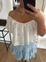 Tüll weißer Body Zara off shoulder Bayern - Gerbrunn Vorschau