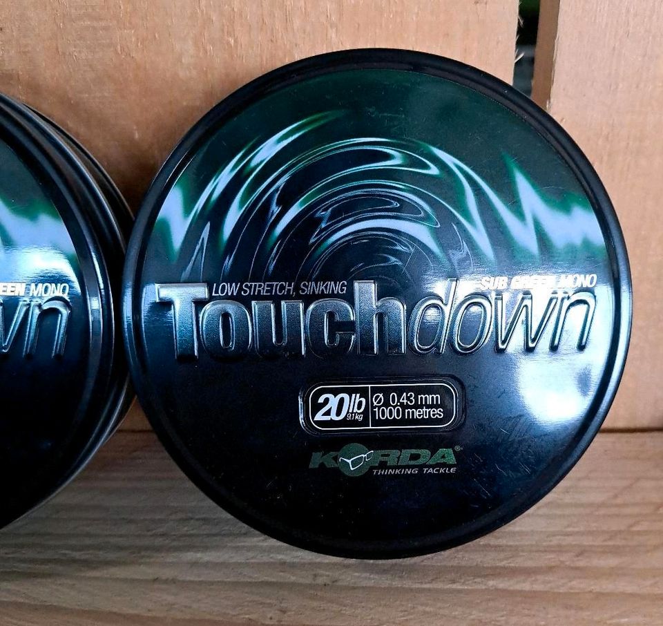 Korda Touchdown 0.43mm 20lbs 1000m (2 × verfügbar) NEU & OVP Mono in Bad Bentheim