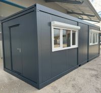 ✔️ Bürocontainer inkl. Fenster mit Rollladen ✔️ Jetzt bestellen unter: 08454 9158793 - Mannschaftscontainer Besprechungsraum Arbeitsraum Büroraum Umkleide Pausenraum Baucontainer Baustellencontainer Bayern - Brunnen Vorschau