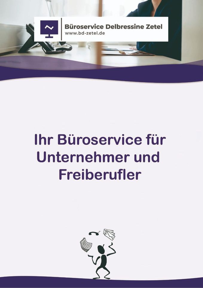 Büroservice für Unternehmer, Kleinunternehmer, Handwerker, etc. in Zetel