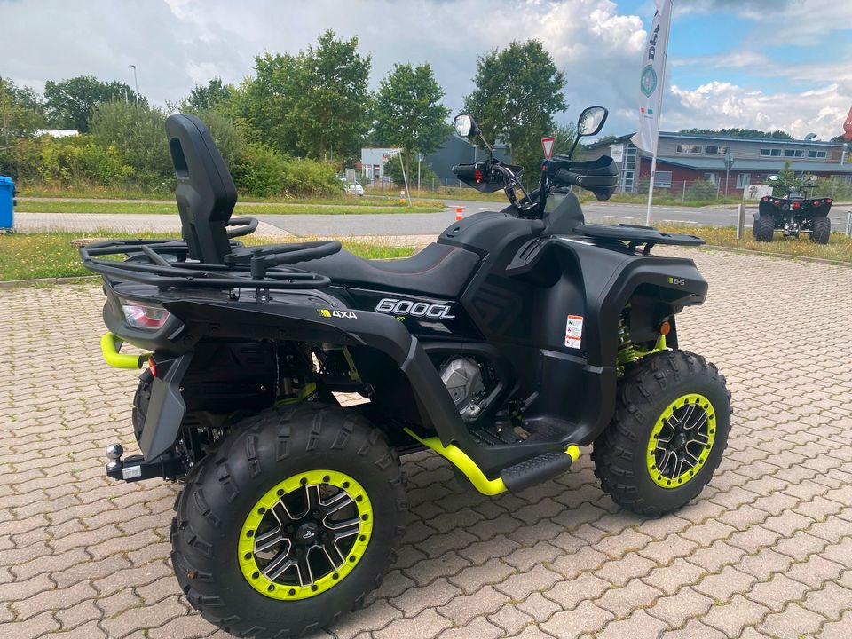 Segway Snarler 600 GL-F LOF - schwarz / grün - MY2024 - Quad ATV in Walsrode