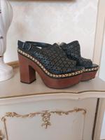 Sandalen, high heels, Gr. 38 Niedersachsen - Apen Vorschau