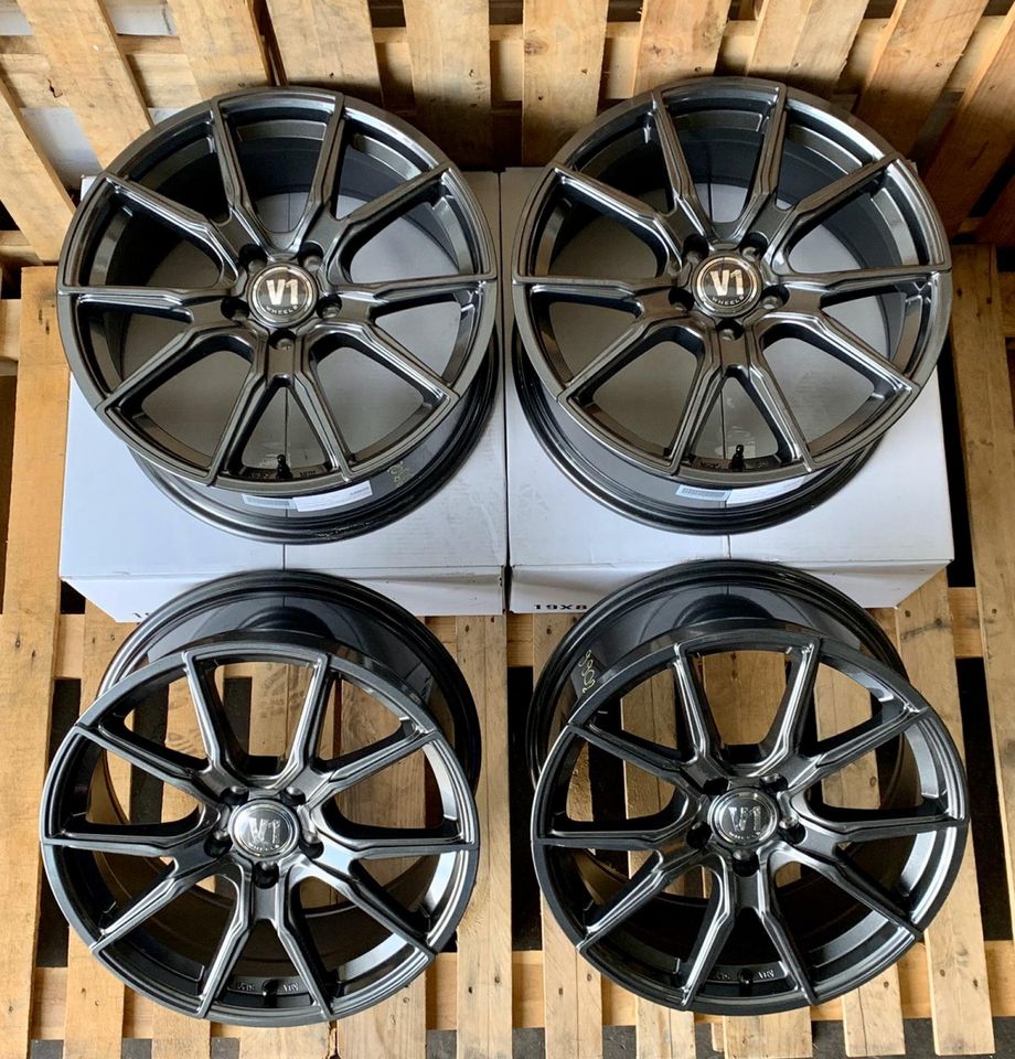 V1 Wheels Alufelgen 19 Zoll Grau für BMW 3er Reihe E36 GT E90 91 E92 F30 F31 4er Reihe Gran F32 F33 F36 5er Reihe E60 nur Allrad, F10 F11 5K 6er Reihe 6C X1 E84 X3 E83 F25 X4 F26 Z3 E36 5/120 5x120 in Rodgau