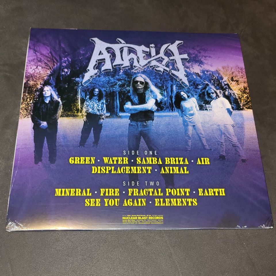Atheist - Elements - Purple/Blue Splatter Vinyl - NEU/OVP in Bramsche