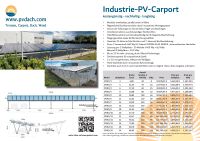 Industrie-PV-Carport 5 Stellplätze erweiterbare Solarmodule 20kwp Bayern - Rottenburg a.d.Laaber Vorschau