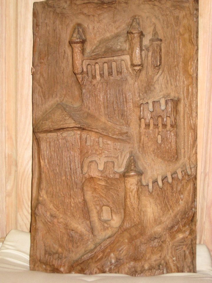 Burg Sirmione Malcesine Gardasee Italien Holzbild Bild Holz in Netphen