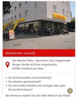 Wir suchen zuverlässige mitarbeiter für unsere Bäckerei Frankfurt am Main - Bornheim Vorschau