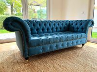 Sofa Couch Chesterfield blau Baden-Württemberg - Wangen im Allgäu Vorschau