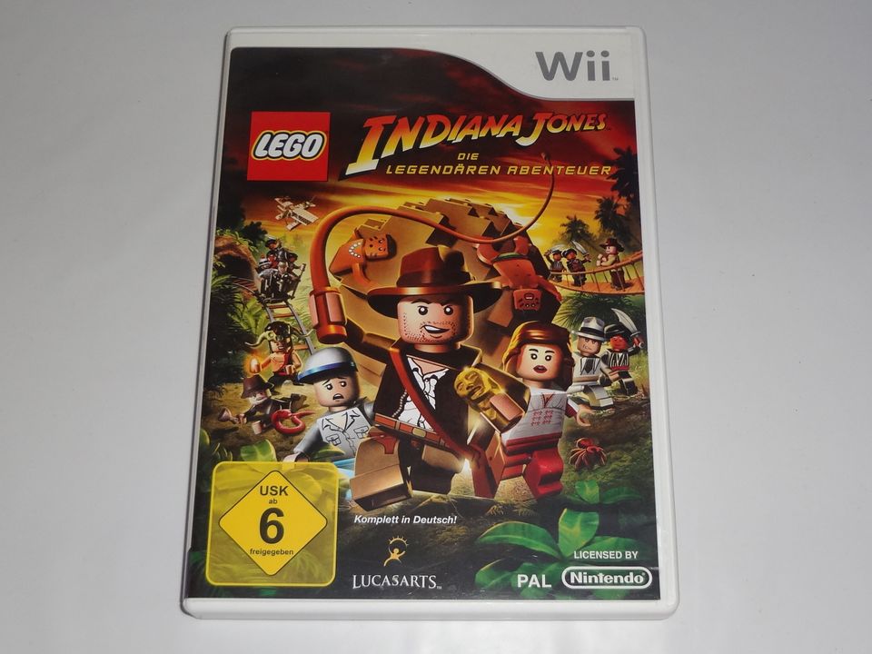 LEGO Indiana Jones 1 Die legendären Abenteuer Wii & Wii-U Deutsch in Mainz
