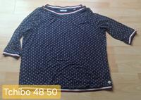 Tchibo Shirt blau rot Größe 48 50 Sachsen - Ottendorf-Okrilla Vorschau