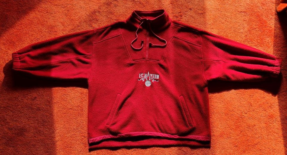 FC Bayern München FCB Fleecepullover Gr. L Pulli retro in Kulmain