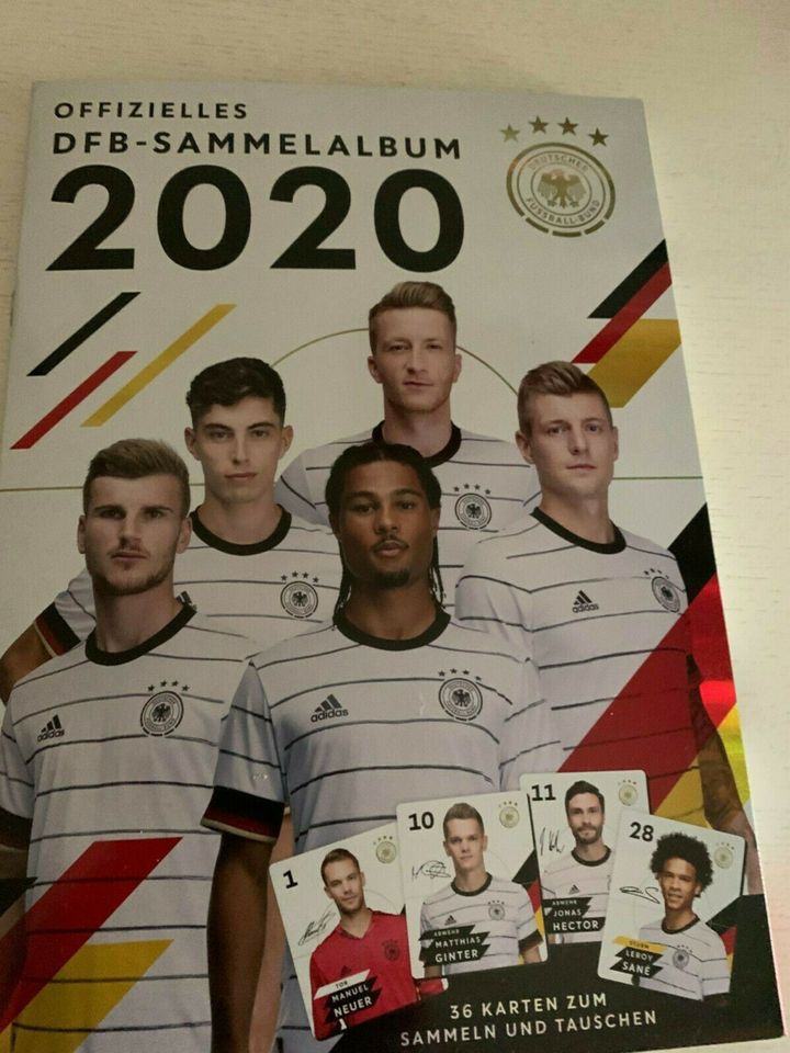 Rewe DFB Sammelkarten Euro 2020 / 2021 inkl. Sammelalbum in Elze