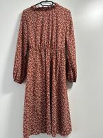 Kleid rot mit Blumenmuster Größe S Bayern - Bad Wörishofen Vorschau