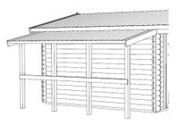 Gartenhaus Schleppdach 90x300cm Dachunterstand Holzlager Holz Niedersachsen - Hambühren Vorschau