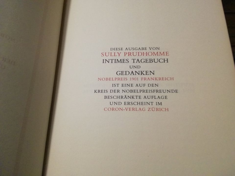 Sammlung "Nobelpreis für Literatur" von 1901 - 1977 in Freiensteinau