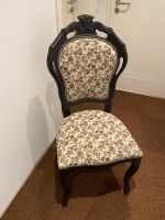Gepolsterter Stuhl in Retro/Antik-Optik mit Blumenmuster Beuel - Holzlar Vorschau