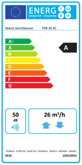 Maico - PPB 30 K/ O/ RC - dezentrale Wohnraumlüftung in Deining