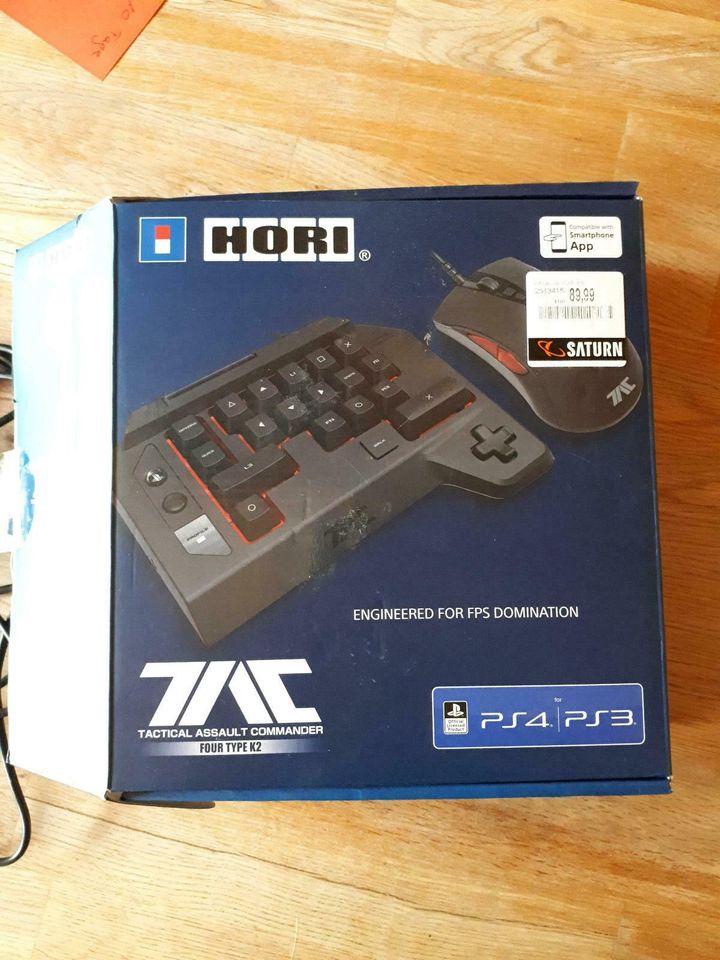 HORI PS3 und PS4 Tastatur und Maus, HORI TAC Four (V2.0) in Straubenhardt