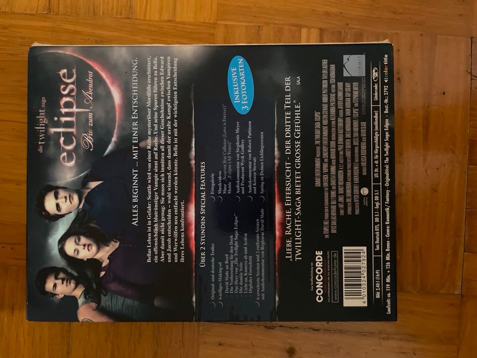 Die Twilight Saga - alle Teile DVDs Fan Edition in Königsbronn