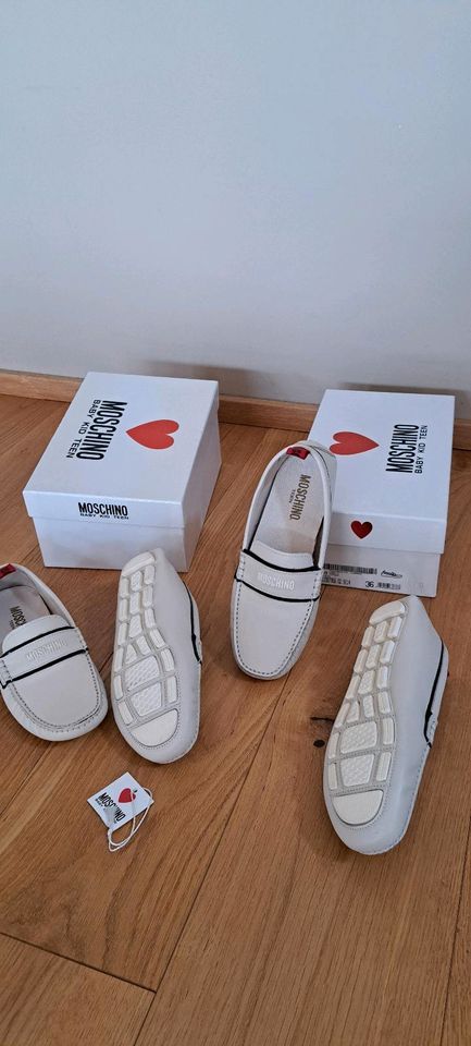 neu Moschino Original Slipper Schuhe Mokassin 35 36 in Weil am Rhein