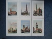 6 farbige Kunstdrucke Motiv Kirchen vom Hamburger Abendblatt 1992 Nordrhein-Westfalen - Heiligenhaus Vorschau