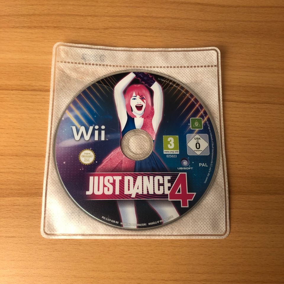 Nintendo Wii & Wii U JUST DANCE 4 Dancing Stage Tanzen Tanz in Herbrechtingen