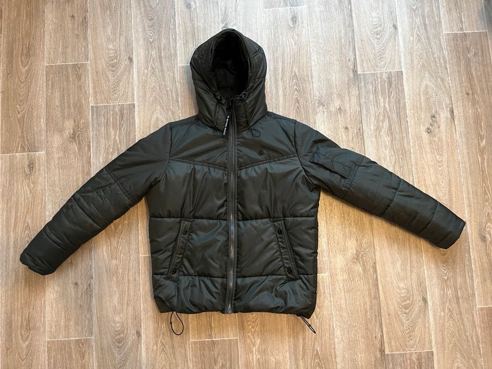 Original G Star RAW Herren Winterjacke Jacke Puffer Gr. M Asfalt in Linden