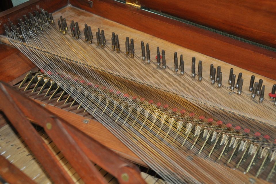 Broadwood Tafelklavier, 1802 historisch in Friedberg (Hessen)