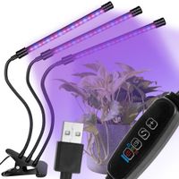 LED Pflanzenlampe 3-Kopf Vollspektrum Wachstumslampe Anzucht USB Hessen - Marburg Vorschau
