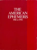 The American Ephemeris 1981 to 1990 (Astrologie / Esoterik) Bayern - Wertingen Vorschau