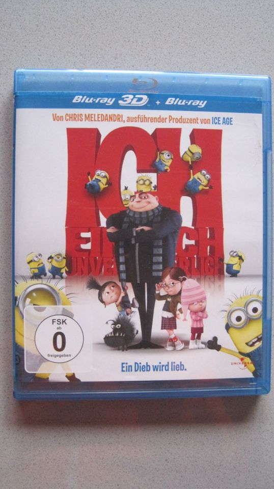 Minions Blue-Ray 3D und Blue Ray 2D Filme 2x in Inden