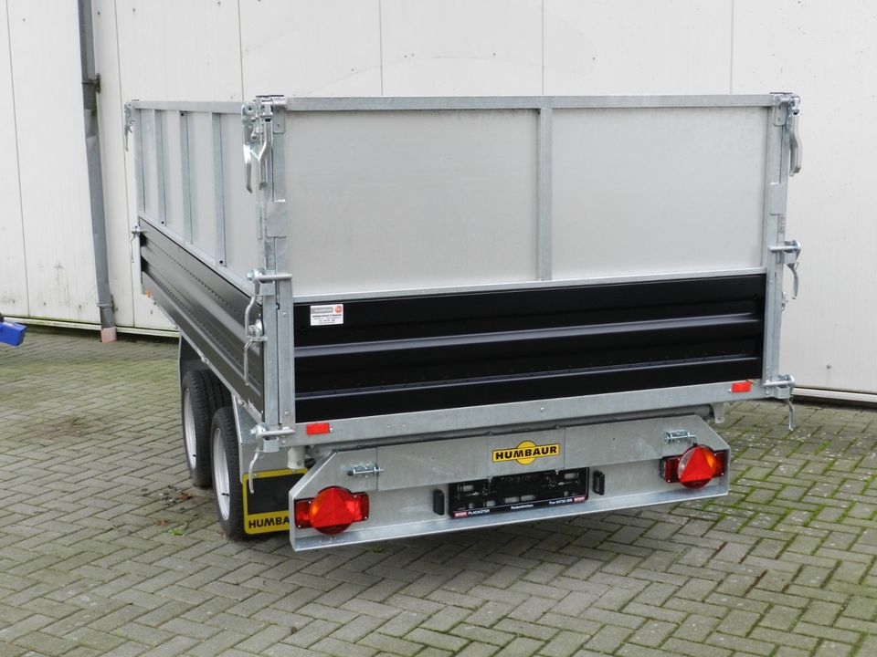 HUMBAUR Dreiseitenkipper HTK 3500.31 mit E-Pumpe u. Alublechaufs. in Stadland