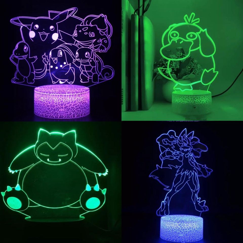 Anime Pikachu LED Lampe 3D Lampe Nachtlampe Nachtlicht Geschenk in  Nordrhein-Westfalen - Düren | Lampen gebraucht kaufen | eBay Kleinanzeigen  ist jetzt Kleinanzeigen