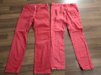 Rote Jeans 128 verstellbarer Bund h&m leichte Sommerhose Nordrhein-Westfalen - Witten Vorschau