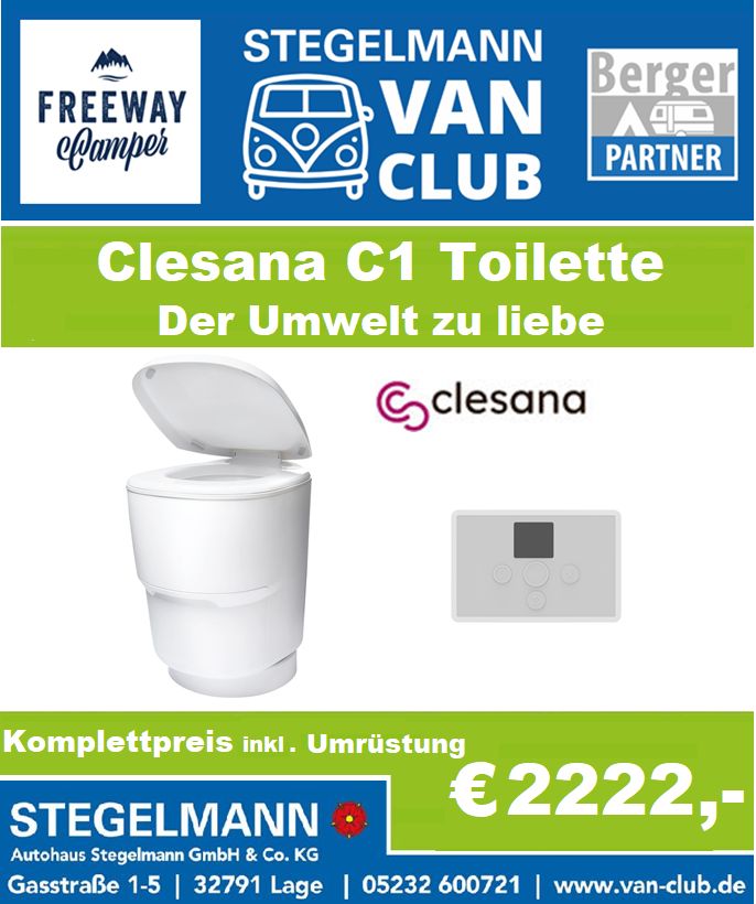 CLESANA C1 Toilette "UMRÜSTUNG"  >>> FESTPREIS <<< in Lage