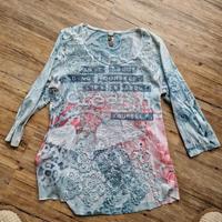 Shirt Tredy 38 hellblau Spitze Hessen - Oberzent Vorschau