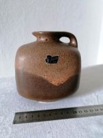 Silberdiestel Vase Keramik braun vintage Mid Century Fat Lava Kiel - Hassee-Vieburg Vorschau