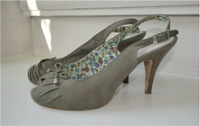 S. OLIVER Damen Sandaletten Pumps Sandalen Veloursleder taupegrau Dortmund - Asseln Vorschau