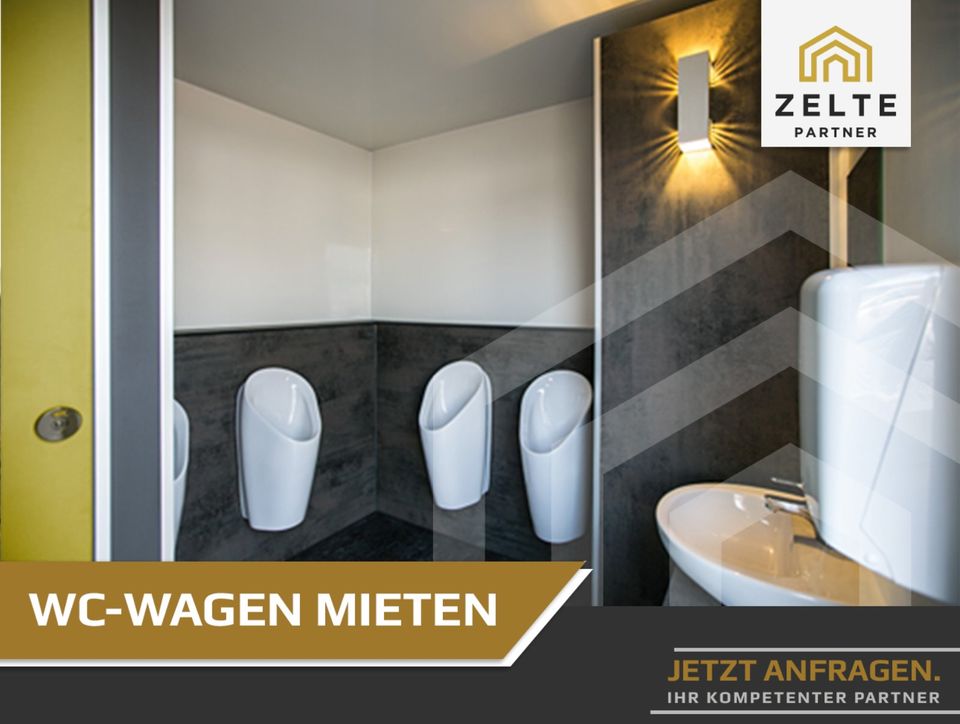 Toilettenwagen mieten + WC Wagen mieten + VIP Ausstattung in Hamburg